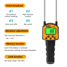 New sensor AR991 Smart digital LCD Convenient paddy tester moisture analyzer Grain moisture meter